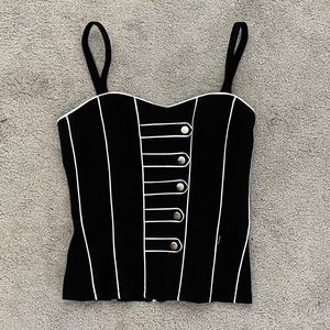 TRIPP NYC Black Corset